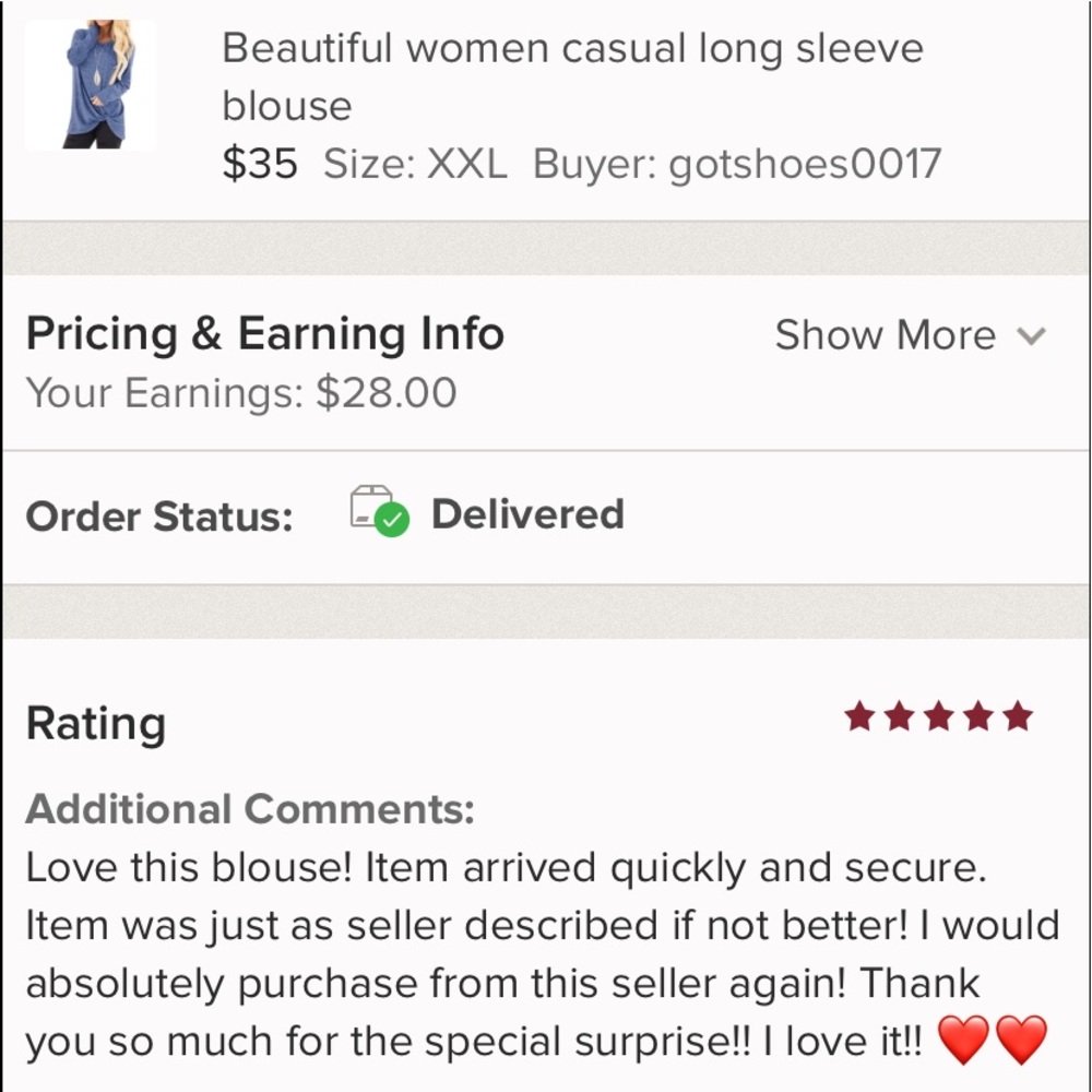 cute t shirt woman knot side front top loose fit - Picture 8 of 8